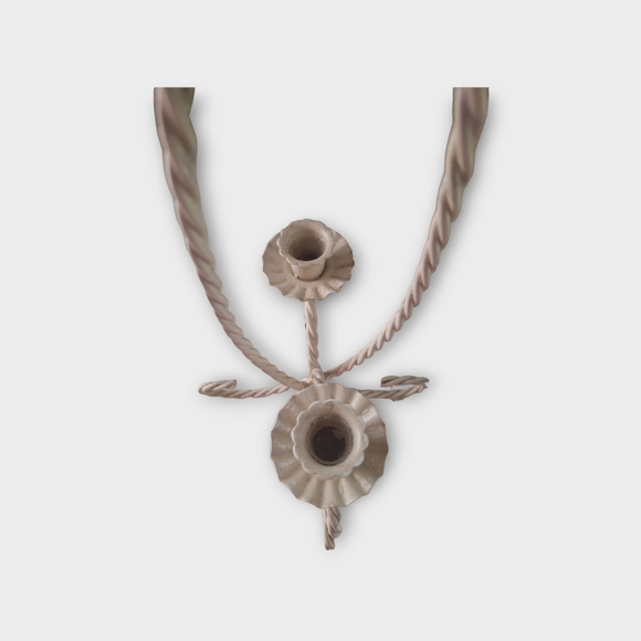 Vintage Twisted Metal Candleholder - Picture 3 of 4